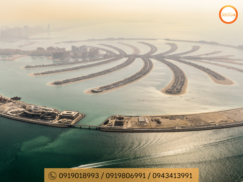 Quần đảo nhân tạo Palm Jumeirah - Du lịch 360go